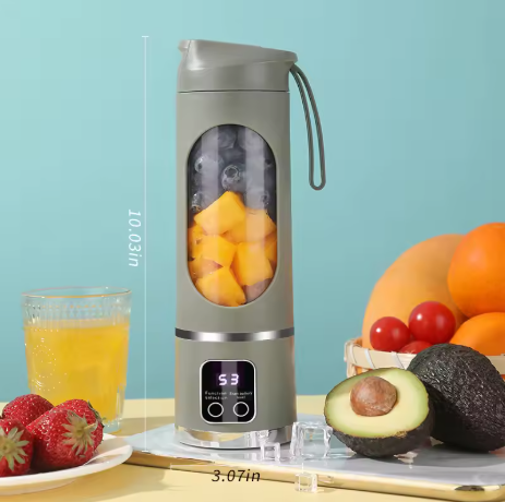 Portable Electric Mini Juicer Bottle – 450ml