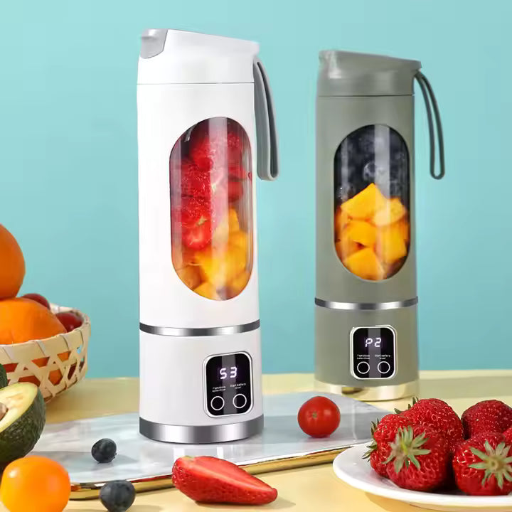 Portable Electric Mini Juicer Bottle – 450ml